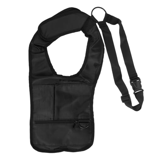 Hemobllo Herren Unterarmtasche Schwarz Nylon Verstellbarer Schultergurt Multifunktionale Versteckte Tasche Mit Fächern Für Alltag Business Reise von Hemobllo