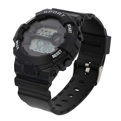 Hemobllo Herrenuhren Anschauen Damenarmbanduhren Leuchtende Armbanduhr Nachtsportuhr Uhr Aufleuchten Lassen Herren Sportuhr Led Uhr Fall Kind Elektronisch Schnallenmaterial: Edelstahl von Hemobllo