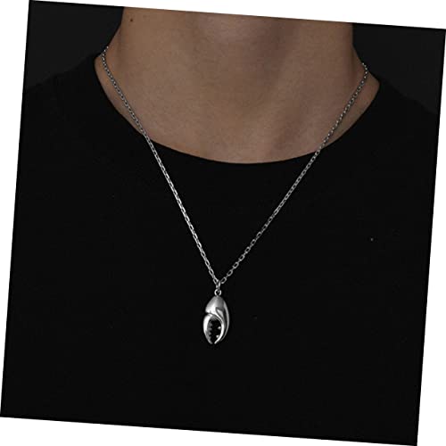 Hemobllo Hip Hop Herren Halskette mit Krabbenklauen Anhänger Kette Vintage Schmuck Langlebig und Hautfreundlich von Hemobllo