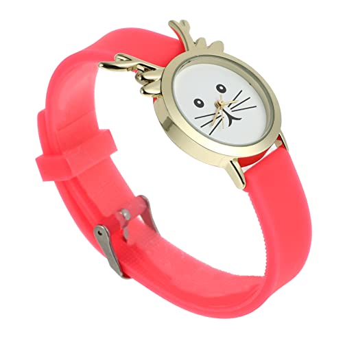 Hemobllo Quarzuhr Für Kinder Geweihe Für Kinder Geweihuhr Für Kinder Uhr Mit Silikonarmband Zeit Lehrer Armbanduhr Kinderuhr Aus Silikon Cartoon-Uhren Kleinkind Gurt Niedlich Quarz von Hemobllo