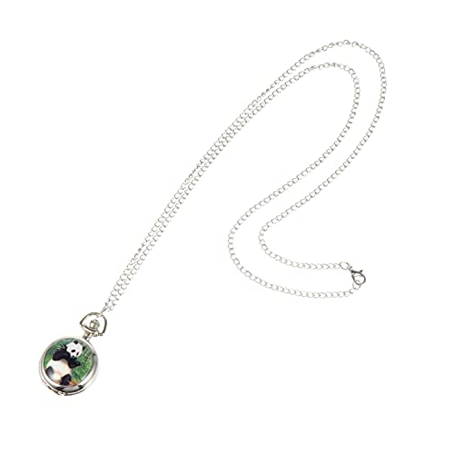 Hemobllo 1stück Charmante Panda Halskette Taschenuhr Für Junge Mädchen Retro Design Dekorative Quartz Uhr Für Jungen Und Mädchen Perfektes Souvenir Und von Hemobllo
