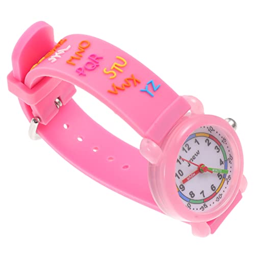 Hemobllo Kinderuhr Armbanduhr Für Kleinkinder Armbanduhr Für Mädchen Modeuhr Für Mädchen Entzückende Cartoonuhr Schöne Armbanduhr Für Kinder Modische Uhr Niedlich 3D Zubehör Legierung von Hemobllo