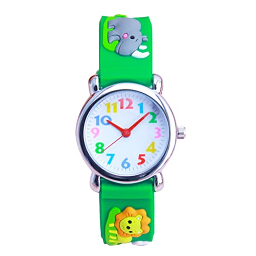 Hemobllo Cartoon Kinderuhr Für Jungen Und Mädchen Quarz Armbanduhr Mit Buntem Design Leicht Ablesbare Zahlen Und Strapazierfähigem Gummiband Für Täglichen Gebrauch Und Zeitunterricht von Hemobllo