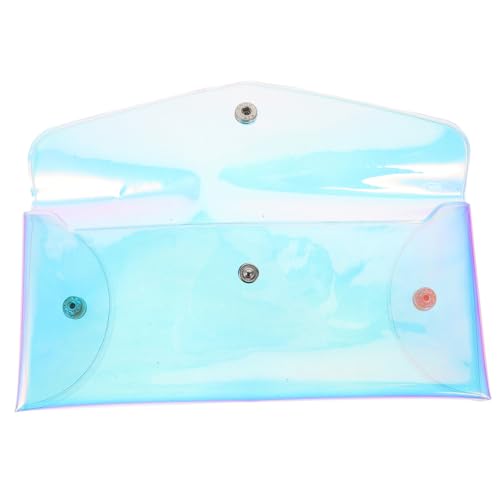 Hemobllo Kleine Portemonnaie Damen Geldbörse mit Münzfach und Kartenhalter Stabiles PVC Material Kompaktes Cash Envelope Wallet Leicht Tragbar für Reise und Alltag Praktischer Ohrhörer von Hemobllo