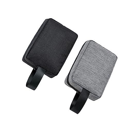Hemobllo Kleinteiletasche Für Unterwegs 2er-Pack Kabel-Organizer Tasche Moderne Aufbewahrungstasche Für Zubehör Polyester Kompaktes Design Verhindert Kratzer Für Zuhause Und Draußen von Hemobllo