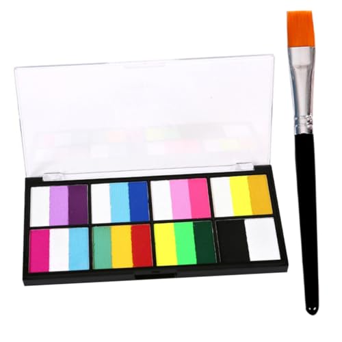 Hemobllo Körperfarbe Satz 8 Farben Wassermaler für Halloween Cosplay Partys Ungiftige Gesichtsbemalung Hochpigmentierte Farben für Erwachsene und Kinder Hemobllo Körperfarbe Satz 8 Farben Wassermaler für Halloween Cosplay Partys Ungiftige Gesichtsbemalung Hochpigmentierte Farben für Erwachsene und Kinder von Hemobllo