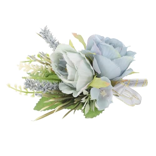 Hemobllo Künstliche Boutonniere Blau Hochzeitsanstecker für Bräutigam und Braut Kunstblume Stabilem Material Langlebig und Farbintensiv Komfortabler Hochzeitsschmuck Hemobllo Künstliche Boutonniere Blau Hochzeitsanstecker für Bräutigam und Braut Kunstblume Stabilem Material Langlebig und Farbintensiv Komfortabler Hochzeitsschmuck von Hemobllo