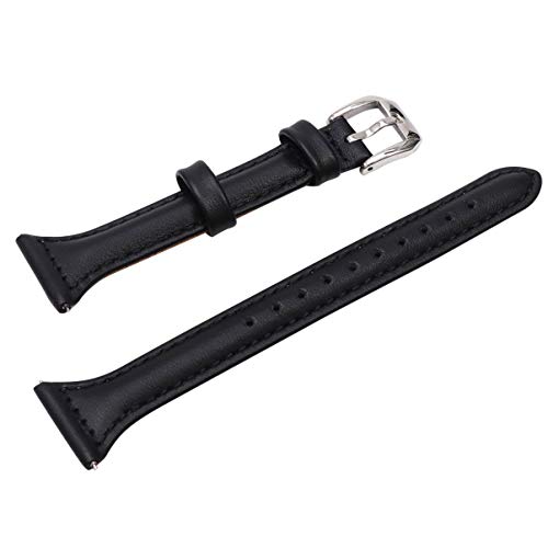 Hemobllo Leder Armbanduhr Armband Vintage Ersatzband Gürtel Armband Uhr Reparaturzubehör für Smartwatch Männer Frauen 20Mm (Schwarz) von Hemobllo