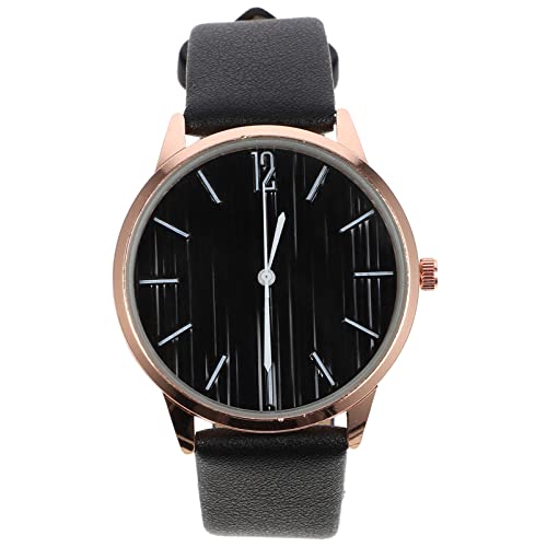 Hemobllo Lederarmband Anschauen Elektronische Outdoor-Armbanduhr Minimalistischer Riemen Frauen Armbänder Digitaluhr Aus Leder Rostfreier Stahl Damen Draussen Lederriemen Außendekoration von Hemobllo