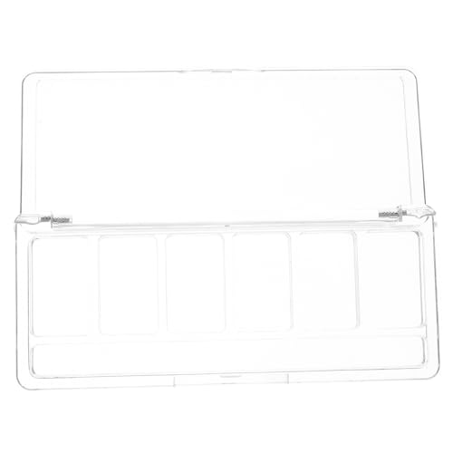 Hemobllo Leere Lidschattenpalette Make-up-palette Aus Transparentem Kunststoff Kosmetikspender Mit Sechs Fächern Für Lidschatten Und Concealer Reise-aufbewahrungsbox Für Diy-kosmetik Hemobllo Leere Lidschattenpalette Make-up-palette Aus Transparentem Kunststoff Kosmetikspender Mit Sechs Fächern Für Lidschatten Und Concealer Reise-aufbewahrungsbox Für Diy-kosmetik von Hemobllo