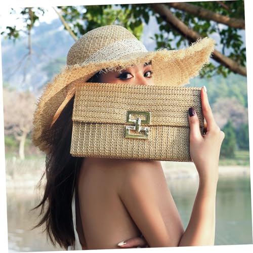 Hemobllo Leichte Damen Clutch Handtasche Gewebt Mode Geldbörse für Party und Festliche Anlässe Langlebig und Stilvoller Umschlag für Formelle und Informelle Gelegenheiten von Hemobllo