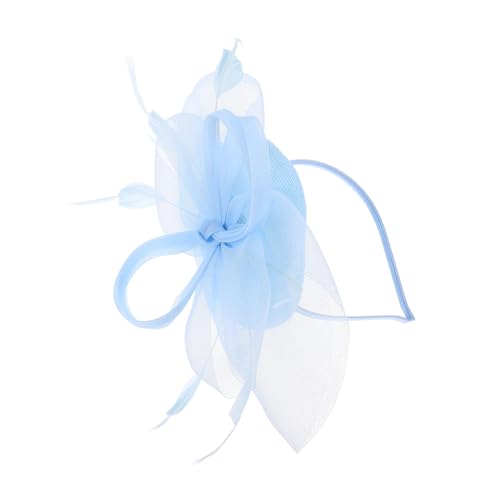 Hemobllo Leichter Braut Fascinator Haarschmuck mit Mesh und Federn Modisches Stirnband für Damen Geeignet für Hochzeiten Teepartys und Festliche Anlässe Dekoratives Kopfaccessoire in Hemobllo Leichter Braut Fascinator Haarschmuck mit Mesh und Federn Modisches Stirnband für Damen Geeignet für Hochzeiten Teepartys und Festliche Anlässe Dekoratives Kopfaccessoire in von Hemobllo