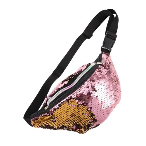Hemobllo Gürteltasche Mit Meerjungfrau-Pailletten Verstellbare Bauchtasche Glänzende Geldbörse Sport-hüfttasche Für Mädchen Und Damen Multifunktional Und von Hemobllo