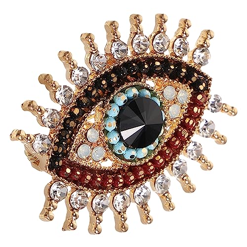 Hemobllo Modematel Brosche Augenbrosche für Frauen Dekoration für Rucksäcke Kleidung Hochwertiges Design von Hemobllo