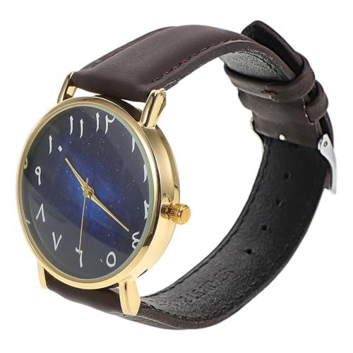 Hemobllo Armbanduhr Modische Armbanduhr Uhrenschmuck Freizeituhr Für Erwachsene Und Kunstleder Verstellbarer Riemen Komfortabel Und Angenehm Zu Tragen von Hemobllo