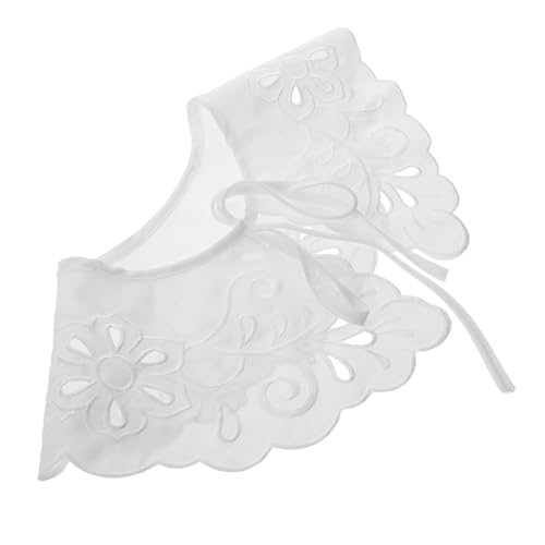 Hemobllo Krageneinsatz Damen Abnehmbarer Fake Kragen Mit Schnürung Modischer Blusenkragen Für Layered Looks Vielseitig Kombinierbar Für Pullover Und Kleider Elegante Kleidung Accessoires von Hemobllo