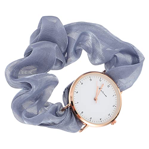 Hemobllo 1stk Damenuhr Armbanduhr Scrunchie Fashionwatch Frische Handgelenk Uhr Scrunchie Handgelenk Uhr Scrunchie Quarzuhr Scrunchie Frauen Uhr Legierung Student Beiläufig Stirnband von Hemobllo