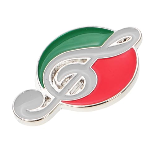 Hemobllo Musiknoten Brosche aus Langlebiger Legierung Kreativer Anstecker für Kleidung Taschen Accessoires Modischer Pin mit Niedlichem Design Vielseitig Einsetzbar als und Schmuck von Hemobllo