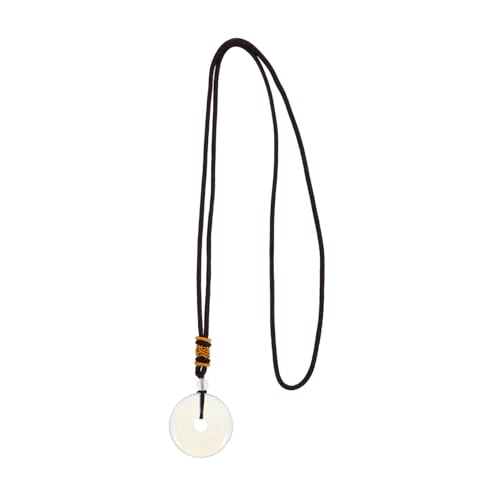 Hemobllo Natürliche Steinkette Damen mit Anhänger Vintage Halskette Schmuck für Frauen Mädchen und Teenager Vielseitig Tragbar und Dekorativ Hemobllo Natürliche Steinkette Damen mit Anhänger Vintage Halskette Schmuck für Frauen Mädchen und Teenager Vielseitig Tragbar und Dekorativ von Hemobllo