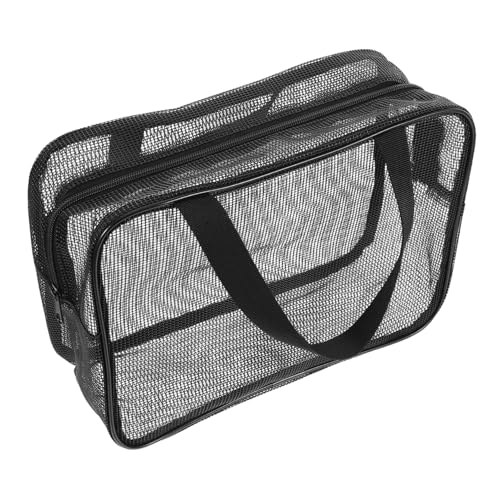 Hemobllo Netz-duschtasche Tragbar Für Reisen Camping Fitnessstudio Badezimmertasche Mit Großem Fassungsvermögen Hängende Duschtasche Für Männer Outdoor Dusche von Hemobllo