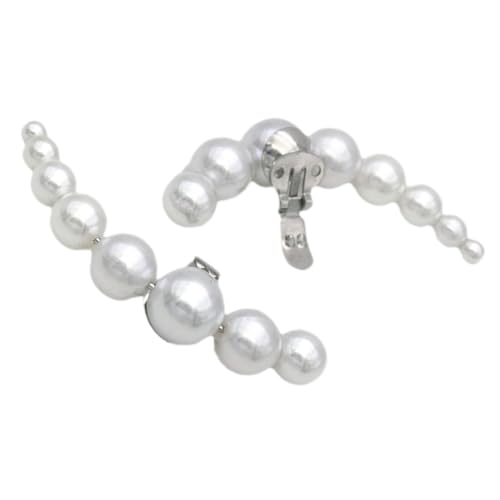 Hemobllo Perlen Schuhclips Abnehmbare Schuhverschlüsse mit Eleganter Perlenverzierung für Damen Pumps und High Heels Schuhschmuck Deko Passend für Sandalen und Festliche Anlässe von Hemobllo