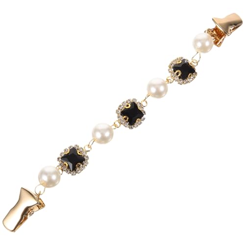 Hemobllo Perlenbrosche als Cardigan Clip Vintage Stil Multifunktionaler Kragenclip für Pullover Strickjacken Schals Modischer Schmuck für Damen Einzigartiges Design Retro Accessoire von Hemobllo