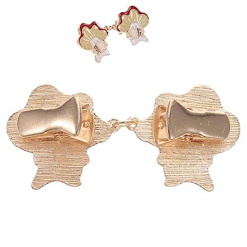 Hemobllo Pilz Brosche Cardigan Collar Clip Retro Strickjacken Anstecknadel Modischer Schal und Kleiderclip für Damen Langlebig Wiederverwendbar Einfach Anzubringen Elegantes Accessoire für von Hemobllo