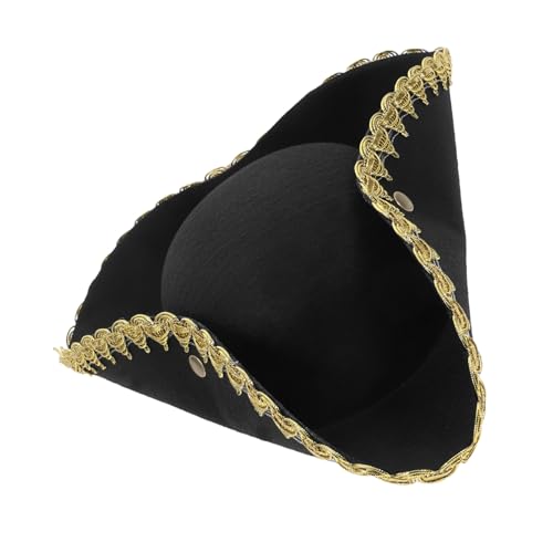 Hemobllo Piratenhut Für Karneval Cosplay Und Halloween Stilvolles Accessoire Aus Kunstleder Leicht Für Gruppenfotos Und Partys von Hemobllo