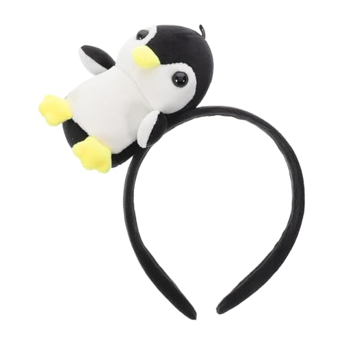 Hemobllo Pinguin Stirnband Aus Plüsch Für Geburtstage Und Partys Tierkopfbedeckung Als Accessoire Für Erwachsene Skurriles Cosplay Requisit Für Foto-events von Hemobllo