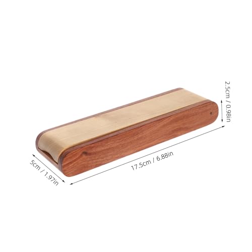 Hemobllo Portables Stifteetui im Vintage Design Einlagige Geschenkbox für Füllfederhalter und Kugelschreiber Multifunktionaler Organizer und Präsentationsbox für Schreibgeräte von Hemobllo