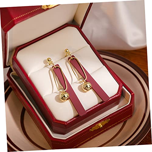 Hemobllo Quasten Ohrringe Damen Hängend Geometrisch Retro Herbst Winter Modisch Leicht Elegant Für Party Alltag von Hemobllo