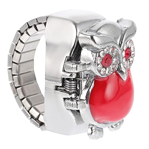 Hemobllo Anzüge Für Männer Damenuhr Retro Finger Uhr Muster Ring Uhr Einzigartige Finger Ornament Festival Herrenuhren Damenanzüge von Hemobllo