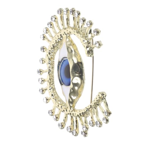 Hemobllo Vintage Engel Teufelaugen-anstecknadel Stilvolle Brosche Mit Strass Für Anzüge Kleidung Und Rucksäcke Dekorativ Und Leicht Für Besondere Anlässe von Hemobllo