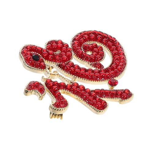 Hemobllo Schlangenbrosche Vintage Damen Accessoires Brosche Für Kleidung Schal Hut Mantel Anstecknadel Schmuck Деко von Hemobllo