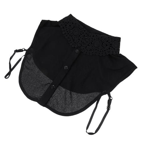 Hemobllo Schlichte Alltagstaugliche Chiffon Falschkrempe mit Schleife Abnehmbar Modisches Damen Accessoire für Blusen Kleider und Pullover Vielseitig Kombinierbar Schwarz Hemobllo Schlichte Alltagstaugliche Chiffon Falschkrempe mit Schleife Abnehmbar Modisches Damen Accessoire für Blusen Kleider und Pullover Vielseitig Kombinierbar Schwarz von Hemobllo