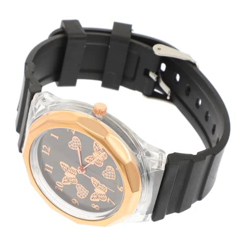 Hemobllo Damen Armbanduhr Silikonband Fashion Uhr Für Frauen Elegante Quarzuhr Flexibel Und Langlebig Für Alltag Und Besondere Anlässe Perfektes Für Freunde Und Familie von Hemobllo