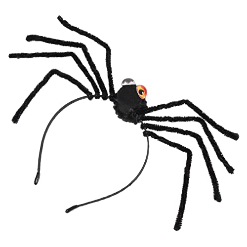 Hemobllo Spider Design Haarschmuck Stirnband mit Spinnenmotiv für Halloween Leicht und Bequem für Partys von Hemobllo