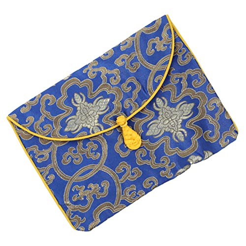 Hemobllo Stilvolle Tasche mit Musik und Buddhistischen Schriften Aufbewahrungstasche Aus Ethnischem Zen-design für Mädchen und Frauen auf Reisen von Hemobllo