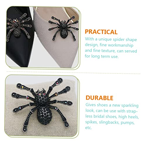 Hemobllo Strass Schuhclips mit Spinnenmotiv Weiße Dekorative Schuhe Schnallen für Damen für Halloween Hochzeit Party und Festliche Anlässe Hemobllo Strass Schuhclips mit Spinnenmotiv Weiße Dekorative Schuhe Schnallen für Damen für Halloween Hochzeit Party und Festliche Anlässe von Hemobllo