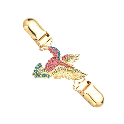 Hemobllo Strassbesetzter Sweater Clip aus Leichtem Zinklegierung Modisch Glänzend Sicher und Langlebig Dekorativer Cardigan Verschluss für Damen Praktisch und Stilvoll für Offene Jacken von Hemobllo