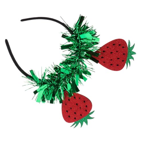 Hemobllo Strawberry Party Haarreif Design Tropischer Stil Universalgröße Damen Fotorequisit Karneval Kostüm Accessoire von Hemobllo