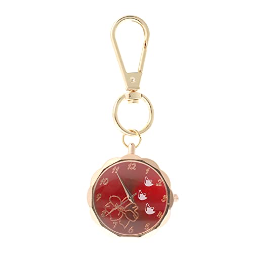 Hemobllo Schlüsselanhänger Sauerstoffsättigung Messgerät Finger Schlüsselkette Watch Pocket Watch Dekorative Keychain Rucksack Keychain Pocket Watch Digital Uhr Taschenuhr Glasdekor von Hemobllo