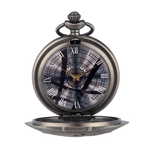 Hemobllo Retro Taschenuhr Mit Kette Vintage Stil Dekorative Hängende Uhr Praktischer Zeitmesser Für Und Für Besondere Anlässe Und Tägliche Nutzung von Hemobllo