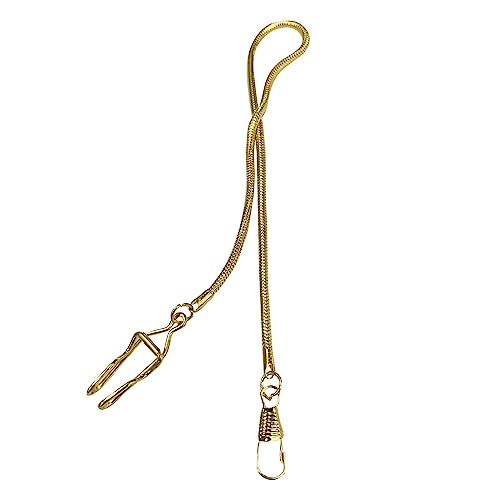 Hemobllo 1stk Taschenuhrkette Retro Taschenuhrenkette Taschenuhr-anhänger Taschenkette Männer Taschenuhrenkette Bronze Kettenclip Für Taschenuhren Leder Metall Angekettet Fräulein Gürtel von Hemobllo