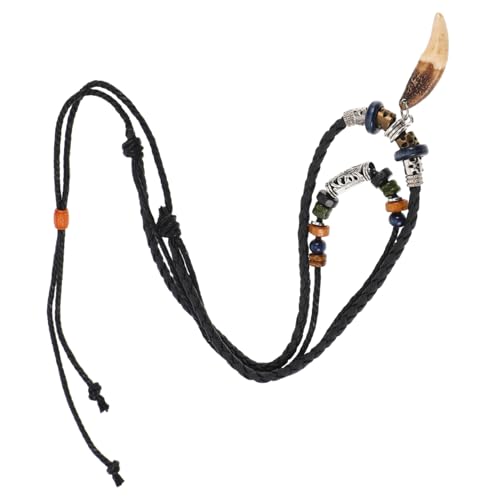Hemobllo Tribal Halskette Herren Handmade Surfer Schmuck Strand Ethnisch Langlebig Fade Resistent Vielseitig von Hemobllo