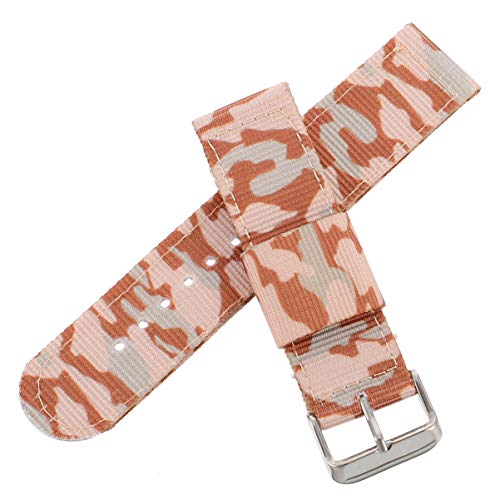 Hemobllo Uhrarmband Camouflage-Riemen Nylonarmband Flexibles Armband Smartwatch-zubehör Wasserdichtes Armband Smart Watch Gewebtes Uhrenarmband Uhr Ersatzarmband Mann Sport Ersatzriemen von Hemobllo