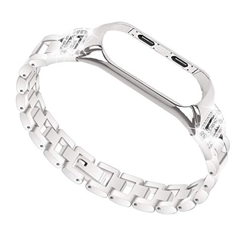 Armband Uhrenarmband Reloj Inteligente para Mujer Relojes Inteligentes para Mujer Modeuhren Für Damen Für Uhr Mi5 Leder Mi 5 Uhr Strasssteine Mann Zinklegierung Hülse von Hemobllo