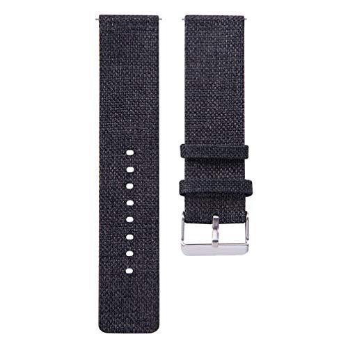 Hemobllo Zubehör Uhren Uhren Damen Gewebtes Uhren Nylon-Canvas- Nylon-Uhren Schnellverschluss-Nylon-Uhren Uhren-Ersatz für -Uhr 42 Mm von Hemobllo