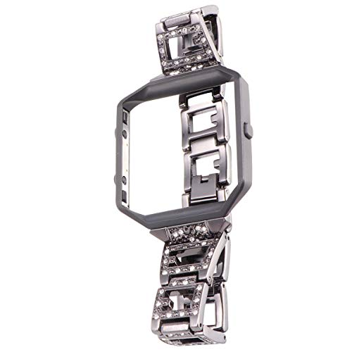 Hemobllo Uhrenarmband Armband Relojes Inteligentes para Mujer Bands Metall Uhrenrahmen Aus Kristall Diamant Damenteile Bänder Strass Bänder Mit Rahmen Fräulein Kristalluhr Perlmutt von Hemobllo