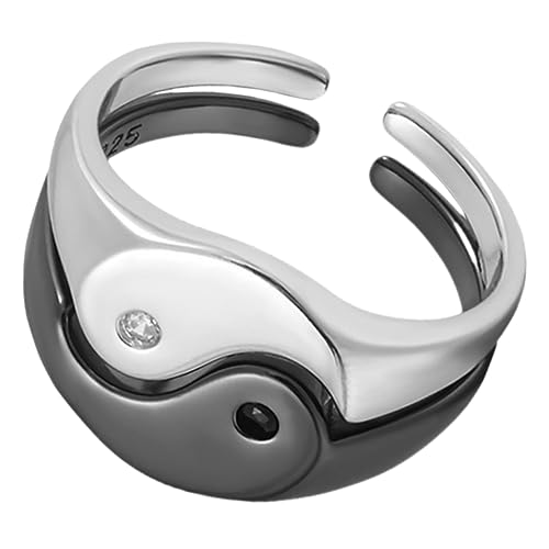 Hemobllo Verstellbarer Symbolring Für Liebhaber Passender Schmuck Als Verlobungs Oder Jubiläumsring von Hemobllo